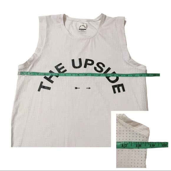 The Upside Perforated Muscle Tank - White - US 6 - Picture 3 of 9